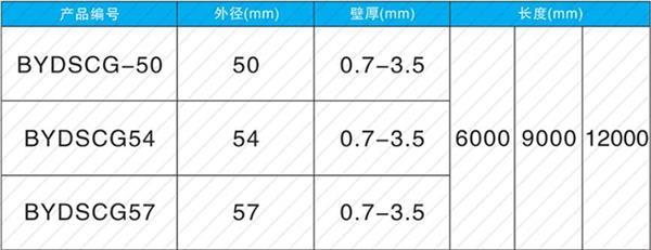 济南钳压式声测管产品规格尺寸